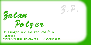 zalan polzer business card